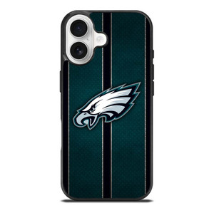 PHILADELPHIA EAGLES NFL METAL STRIPE iPhone 17 Case Cover