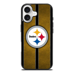 PITTSBURGH STEELERS NFL METAL STRIPE iPhone 17 Case Cover