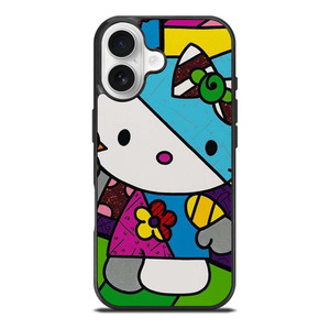 ROMERO BRITTO HELLO KITTY ART iPhone 17 Case Cover