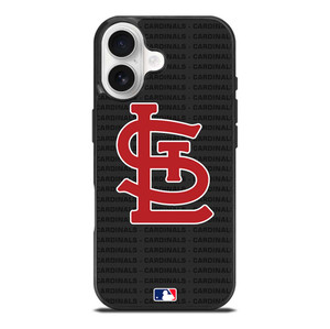 SAINT LOUIS CARDINALS BASEBALL BLACK iPhone 17 Case Cover