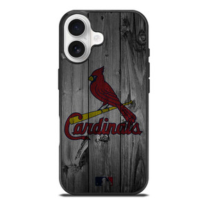 SAINT LOUIS CARDINALS BASEBALL MLB WOOD LOGO iPhone 17 Case Cover