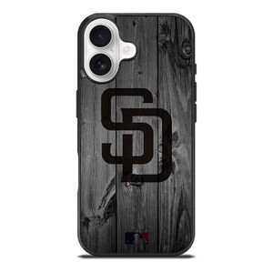 SAN DIEGO PADRES BASEBALL MLB WOOD LOGO iPhone 17 Case Cover
