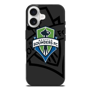 SEATTLE SOUNDERS FC MLS BLACK iPhone 17 Case Cover