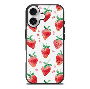 STRAWBERRY BRUSHED PATTERN iPhone 17 Case Cover