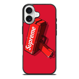 SUPREME MONEY GUN iPhone 17 Case Cover