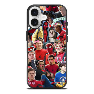 TOM HOLLAND SPIDERMAN COLLAGE iPhone 17 Case Cover