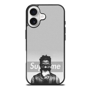 TRAVIS SCOTT SUPREME BLACK WHITE iPhone 17 Case Cover