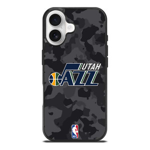 UTAH JAZZ BLACK CAMO iPhone 17 Case Cover