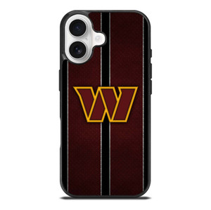WASHINGTON COMMANDERS NFL METAL STRIPE iPhone 17 Case Cover