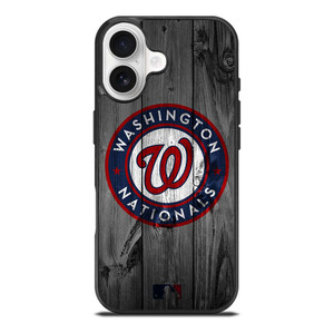 WASHINGTON NATIONALS BASEBALL MLB WOOD LOGO iPhone 17 Case Cover