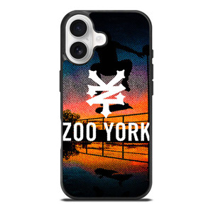 ZOO YORK SKATEBOARD SUNSET SKY iPhone 17 Case Cover