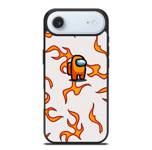AMONG US ORANGE FLAMES iPhone Air Case Cover