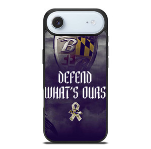 BALTIMORE RAVENS DEFEND WHATS OURS iPhone Air Case Cover