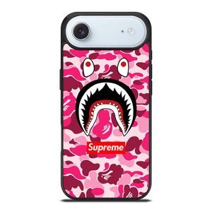 CAMO BATHING APE SUPREME PINK iPhone Air Case Cover