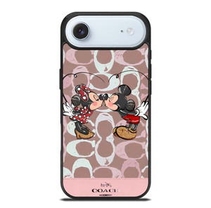 COACH NEW YORK LOGO MICKEY MINNIE MOUSE DISNEY KISS iPhone Air Case Cover