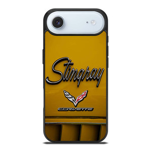 CORVETTE STINGRAY LOGO YELLOW iPhone Air Case Cover