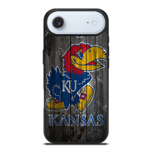 KANSAS JAYHAWKS WOODEN LOGO iPhone Air Case Cover