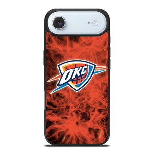 OKLAHOMA CITY THUNDERS BASKETBALL NBA FIRE iPhone Air Case Cover