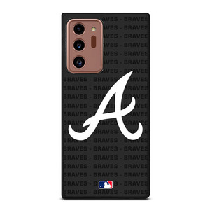 ATLANTA BRAVES BASEBALL BLACK Samsung Galaxy Note 20 Ultra Case Cover ATLANTA BRAVES BASEBALL BLACK Samsung Galaxy Note 20 Ultra Case Cover