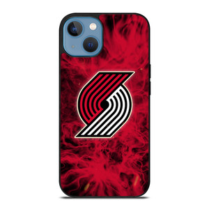 PORTLAND TRAIL BLAZERS BASKETBALL NBA FIRE iPhone 13 Case Cover PORTLAND TRAIL BLAZERS BASKETBALL NBA FIRE iPhone 13 Case Cover