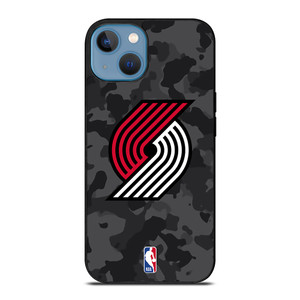 PORTLAND TRAIL BLAZERS BLACK CAMO iPhone 13 Case Cover PORTLAND TRAIL BLAZERS BLACK CAMO iPhone 13 Case Cover