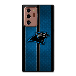 CAROLINA PANTHERS NFL METAL STRIPE Samsung Galaxy Note 20 Ultra Case Cover