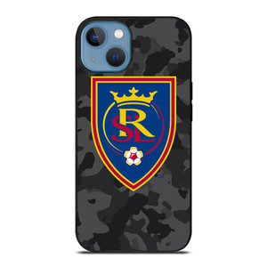 REAL SALT LAKE MLS BLACK CAMO iPhone 13 Case Cover REAL SALT LAKE MLS BLACK CAMO iPhone 13 Case Cover