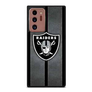 LAS VEGAS RAIDERS NFL METAL STRIPE Samsung Galaxy Note 20 Ultra Case Cover