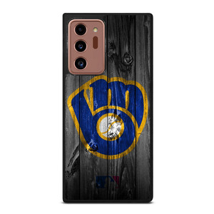 MILWAUKEE BREWERS MLB BASEBALL WOODEN LOGO Samsung Galaxy Note 20 Ultra Case Cover