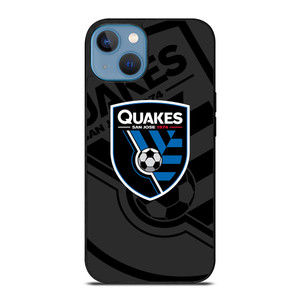 SAN JOSE EARTHQUAKES MLS BLACK iPhone 13 Case Cover SAN JOSE EARTHQUAKES MLS BLACK iPhone 13 Case Cover