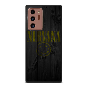 NIRVANA ROCK BAND WOODEN LOGO Samsung Galaxy Note 20 Ultra Case Cover