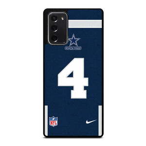 DALLAS COWBOYS DAK PRESCOTT 4 NFL NIKE Samsung Galaxy Note 20 Case Cover