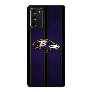BALTIMORE RAVENS NFL METAL STRIPE Samsung Galaxy Note 20 Case Cover
