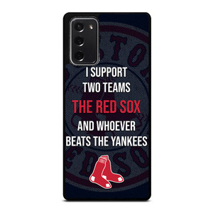 BOSTON RED SOX MLB BASEBALL BANTER FANS 2 Samsung Galaxy Note 20 Case Cover