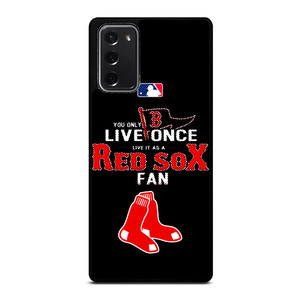 BOSTON RED SOX MLB BASEBALL FANS Samsung Galaxy Note 20 Case Cover