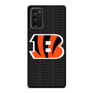 CINCINNATI BENGALS FOOTBALL TEXT Samsung Galaxy Note 20 Case Cover