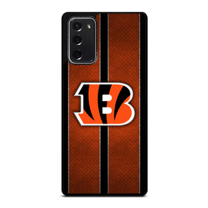 CINCINNATI BENGALS NFL METAL STRIPE Samsung Galaxy Note 20 Case Cover CINCINNATI BENGALS NFL METAL STRIPE Samsung Galaxy Note 20 Case Cover
