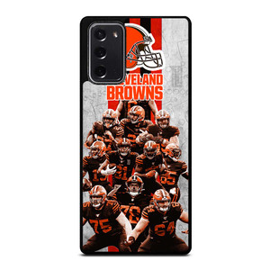 CLEVELAND BROWNS NFL FOOTBALL Samsung Galaxy Note 20 Case Cover CLEVELAND BROWNS NFL FOOTBALL Samsung Galaxy Note 20 Case Cover