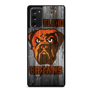 CLEVELAND BROWNS NFL FOOTBALL WOODEN LOGO Samsung Galaxy Note 20 Case Cover CLEVELAND BROWNS NFL FOOTBALL WOODEN LOGO Samsung Galaxy Note 20 Case Cover