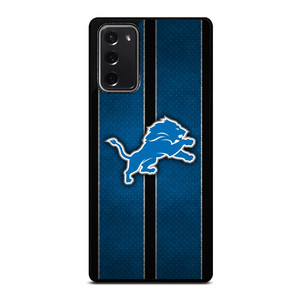 DETROIT LIONS NFL METAL STRIPE Samsung Galaxy Note 20 Case Cover