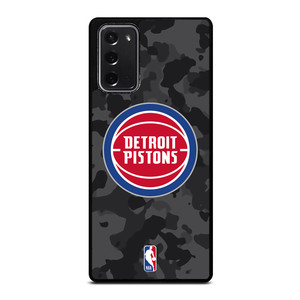 DETROIT PISTONS BLACK CAMO Samsung Galaxy Note 20 Case Cover