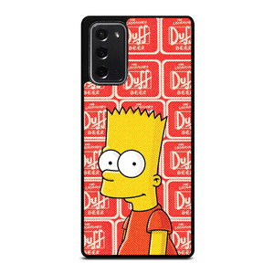 DUFF BEER BART SIMPSONS Samsung Galaxy Note 20 Case Cover