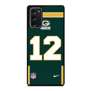 GREEN BAY PACKERS AARON RODGERS 12 NFL NIKE Samsung Galaxy Note 20 Case Cover