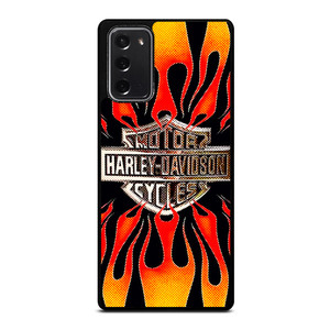 HARLAY DAVIDSON MOTOR FIRE LOGO Samsung Galaxy Note 20 Case Cover