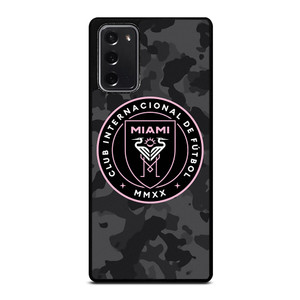 INTER MIAMI CF MLS BLACK CAMO Samsung Galaxy Note 20 Case Cover