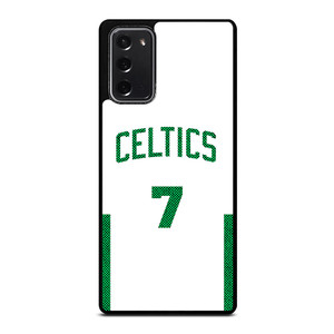 JAYLEN BROWN BOSTON CELTICS NIKE NBA 2021-22 Samsung Galaxy Note 20 Case Cover