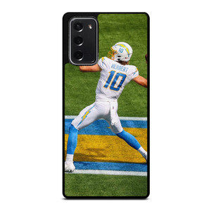 JUSTIN HERBERT 10 LOS ANGELES CHARGERS NFL FOOTBALL Samsung Galaxy Note 20 Case Cover