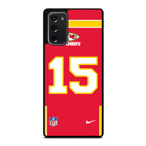 KANSAS CITY CHIEFS PATRICK MAHOMES 15 NFL NIKE Samsung Galaxy Note 20 Case Cover KANSAS CITY CHIEFS PATRICK MAHOMES 15 NFL NIKE Samsung Galaxy Note 20 Case Cover