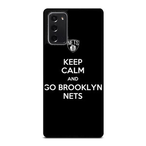 KEEP CALM AND AND GO BROOKLYN NETS Samsung Galaxy Note 20 Case Cover