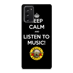 KEEP CALM AND LISTEN GUNS N ROSES Samsung Galaxy Note 20 Case Cover